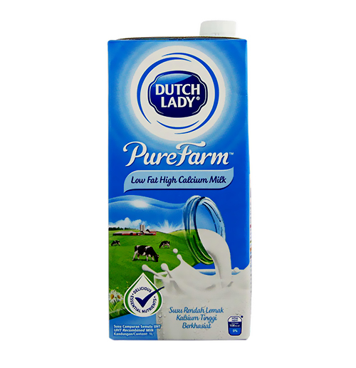 Dutch lady low fat milk